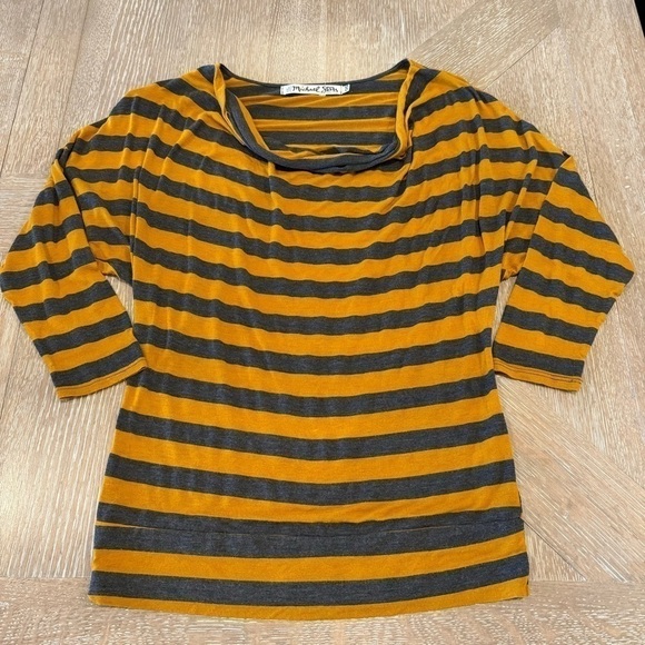 MICHAEL STARS Women's Striped Pullover Top OS - Picture 1 of 9